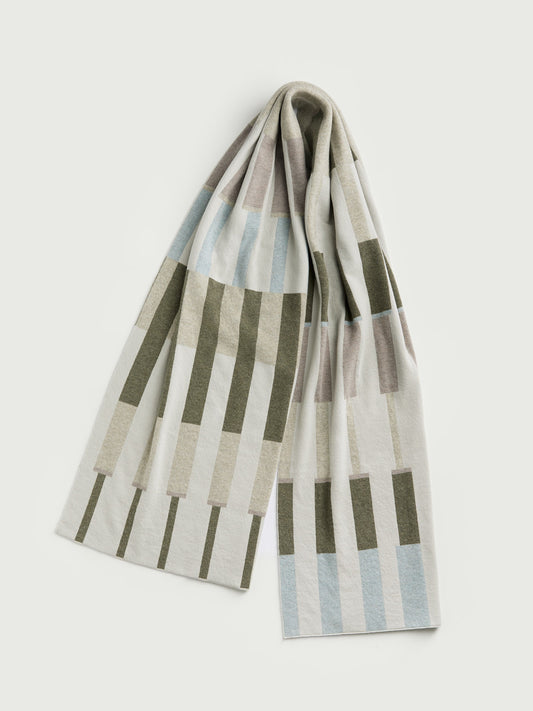 Scarf "Harbour" - Paper, Moss, Haar