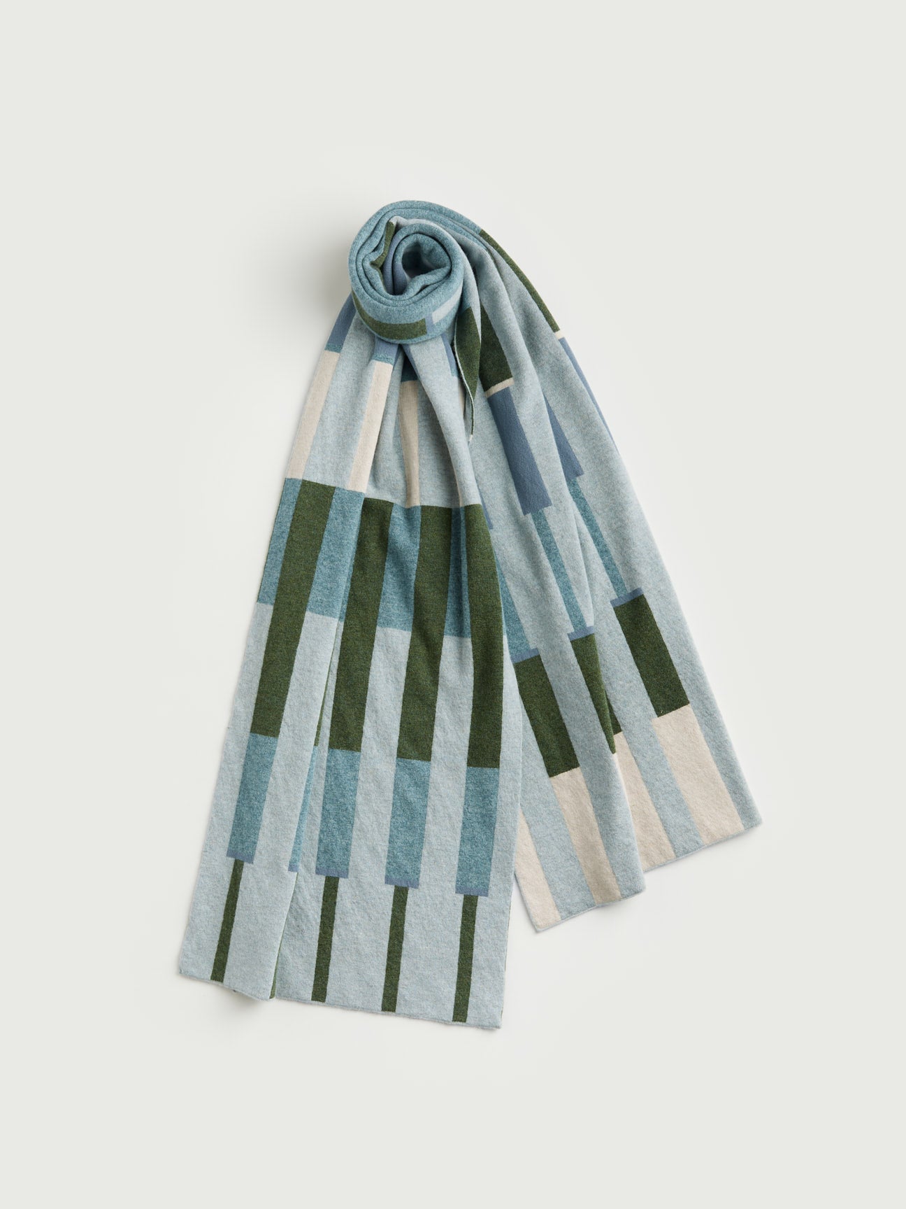 Scarf "Harbour" - Haar, North Sea, Pine