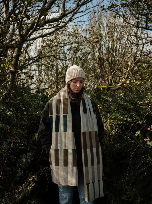 Scarf "Harbour" - Birch, Wren, Olive