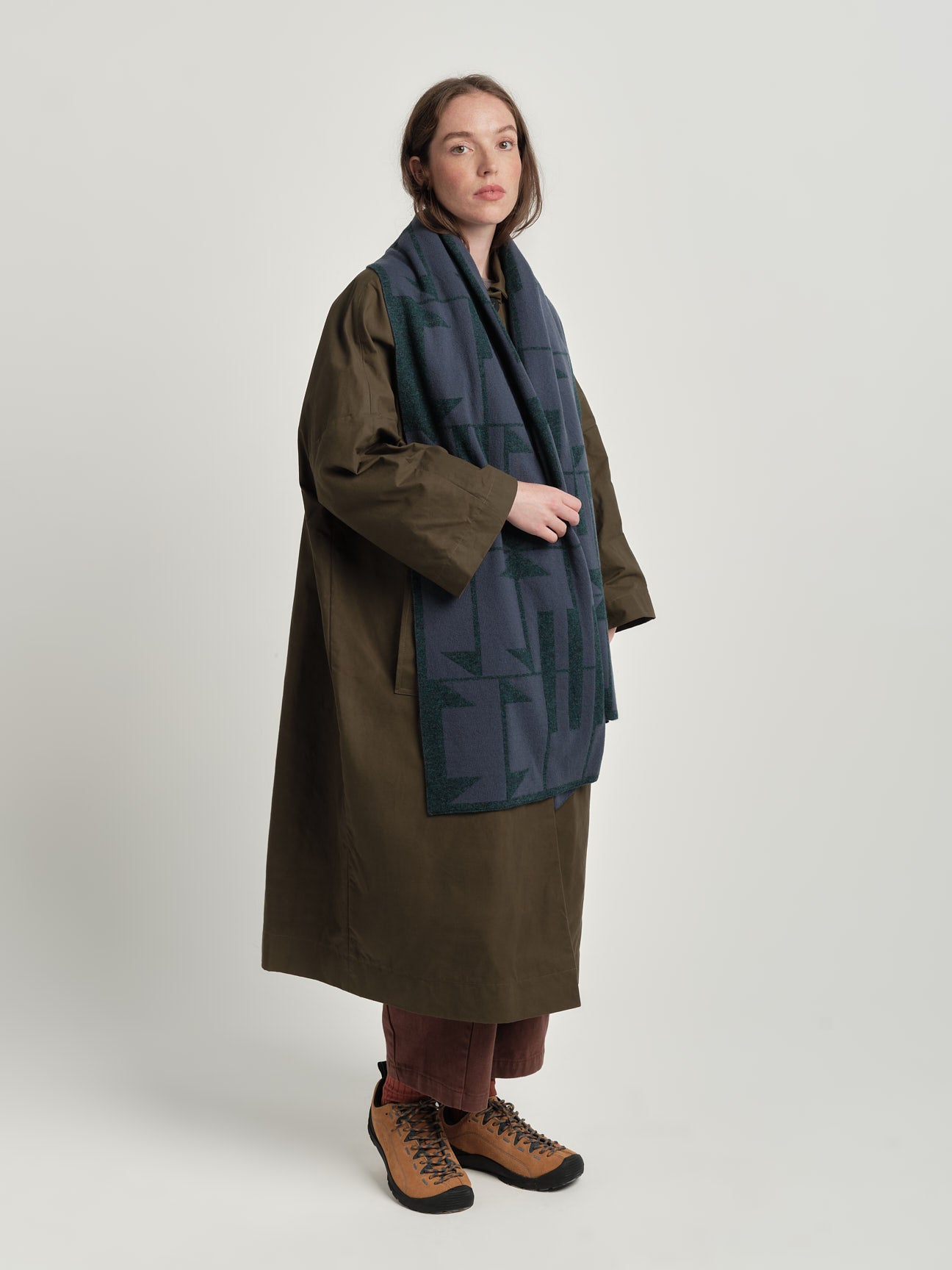 Scarf "Keel" - Ink & Midnight