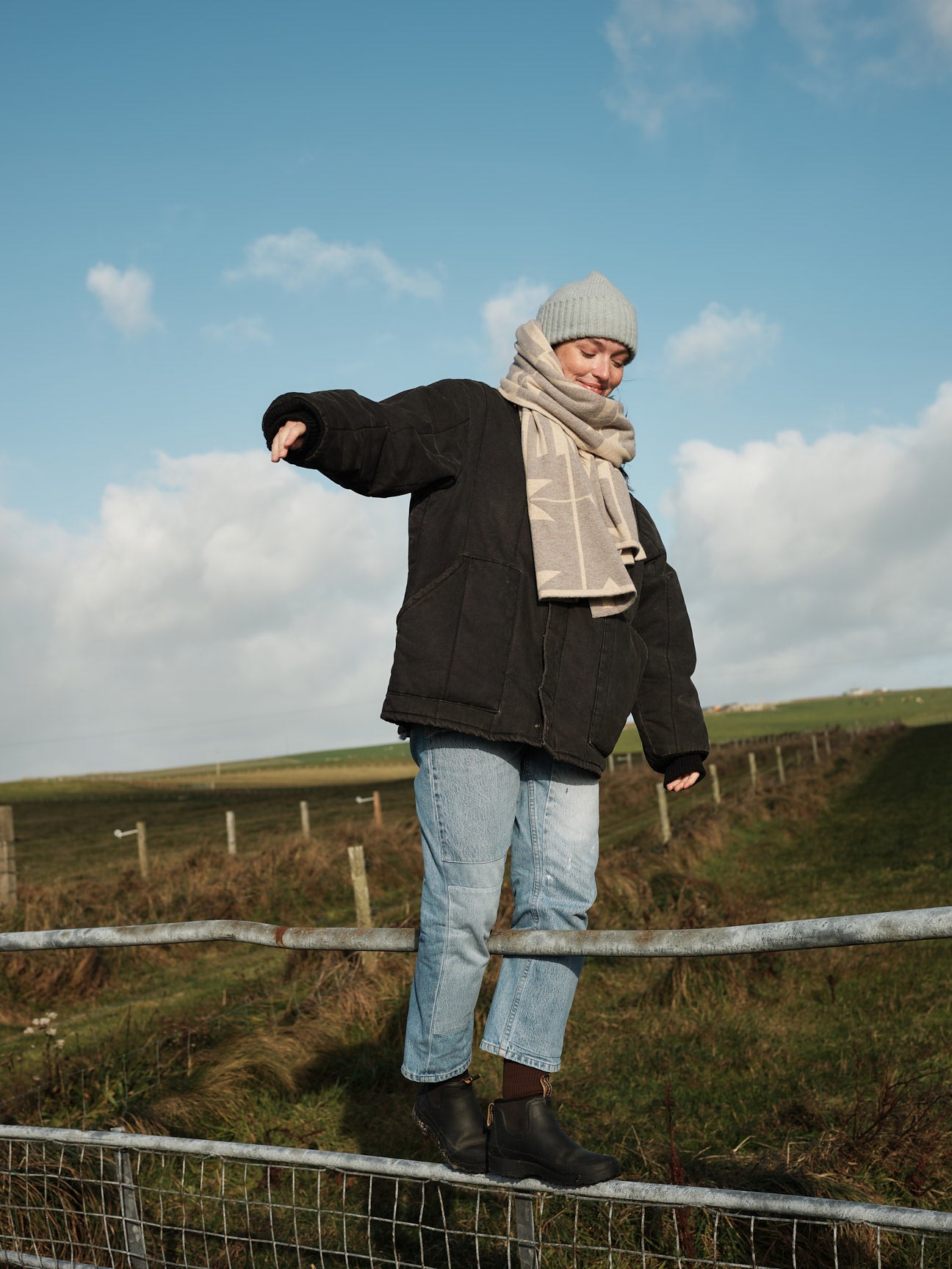 Scarf "Keel" - Dove & Oat