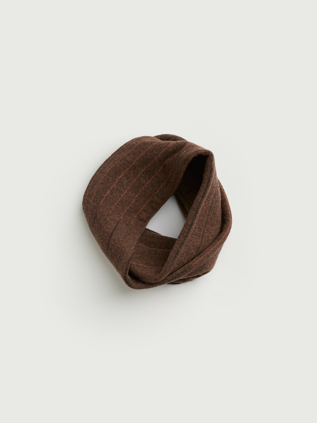 Circle Scarf "Reed" - Hazelnut & Loam