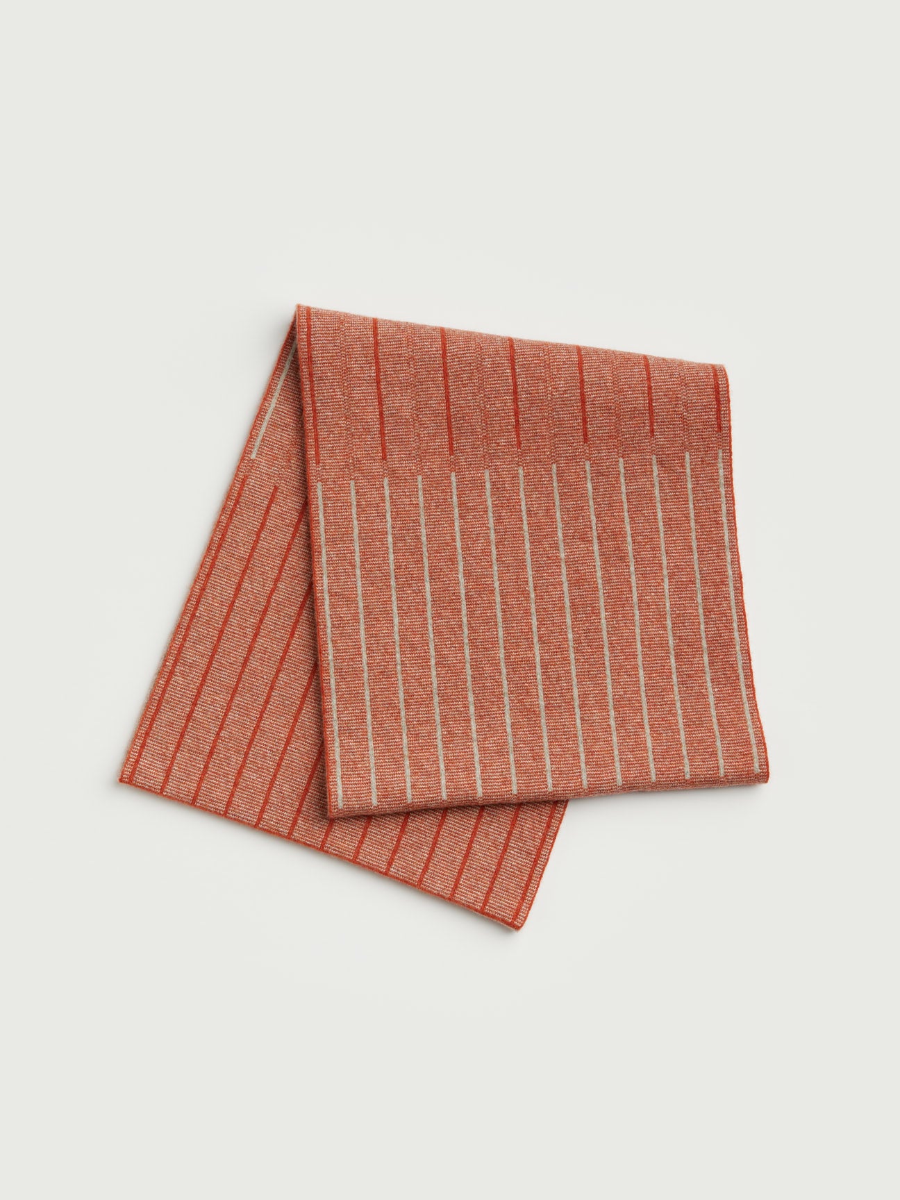 Circle Scarf "Reed" - Tomato & Birch