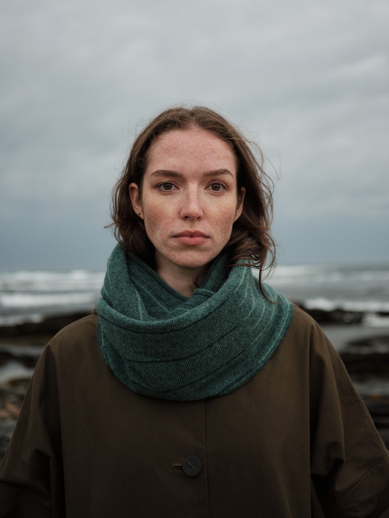 Circle Scarf "Reed" - Willow & Ink