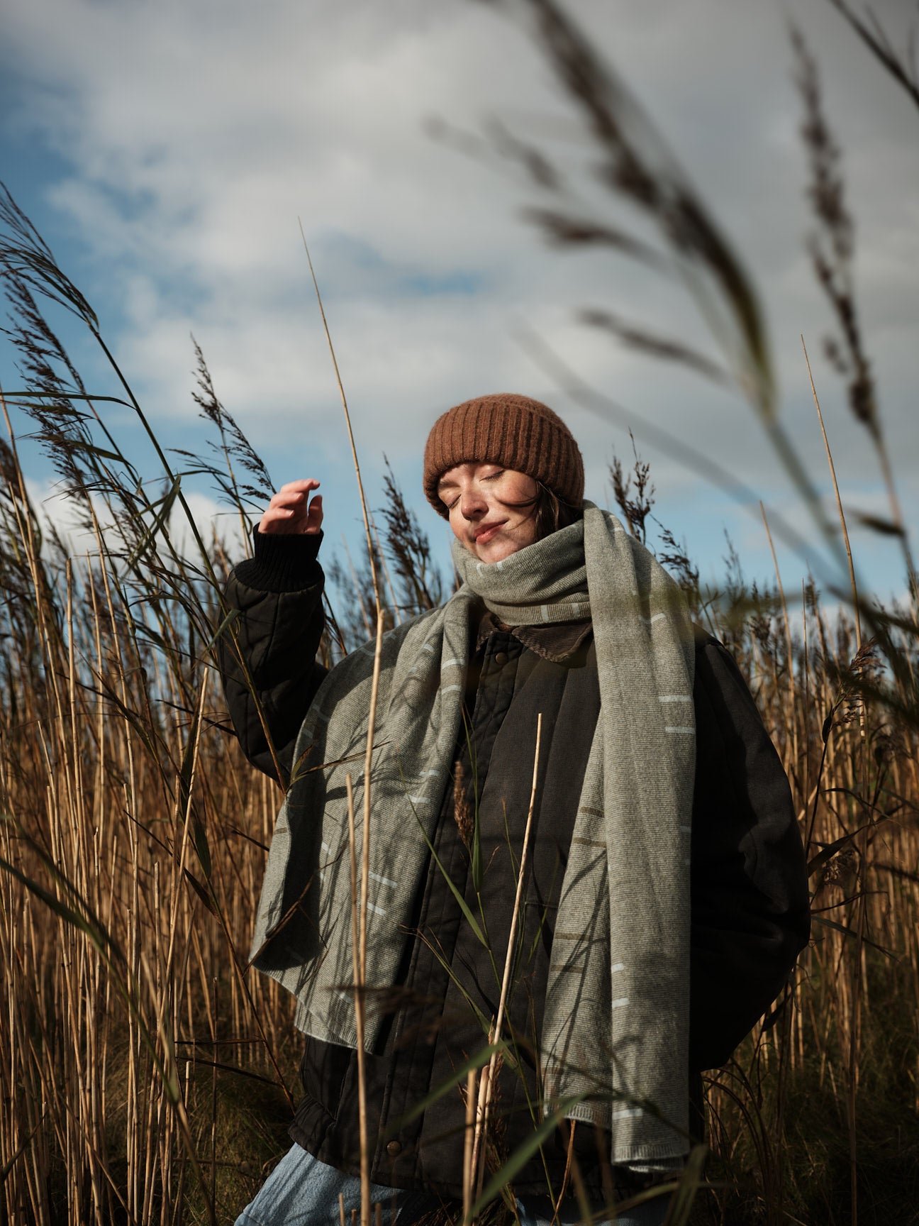 Scarf "Boreal" - Haar & Moss