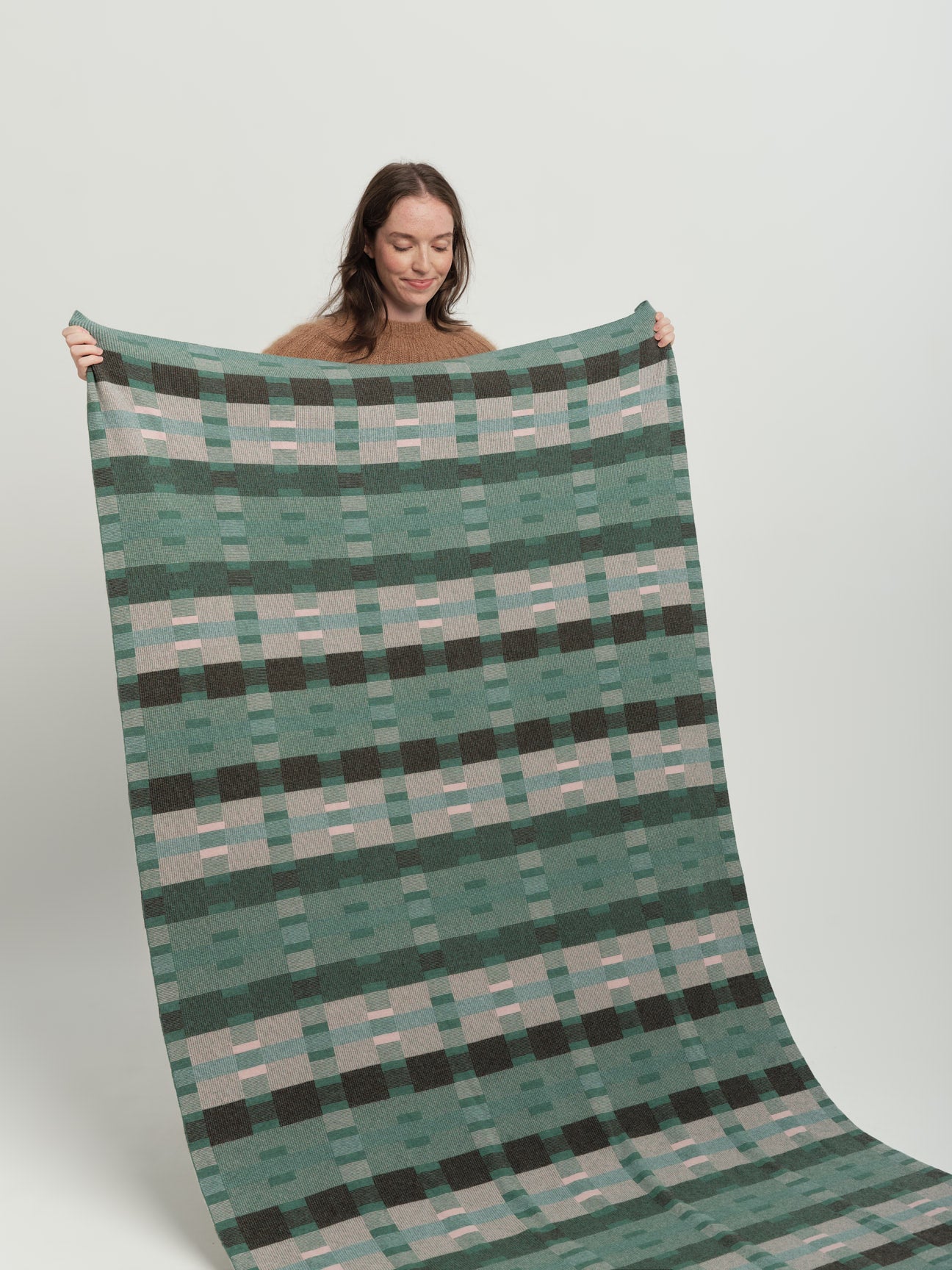 Blanket "Stockholm" - Willow, Loam, Seashell