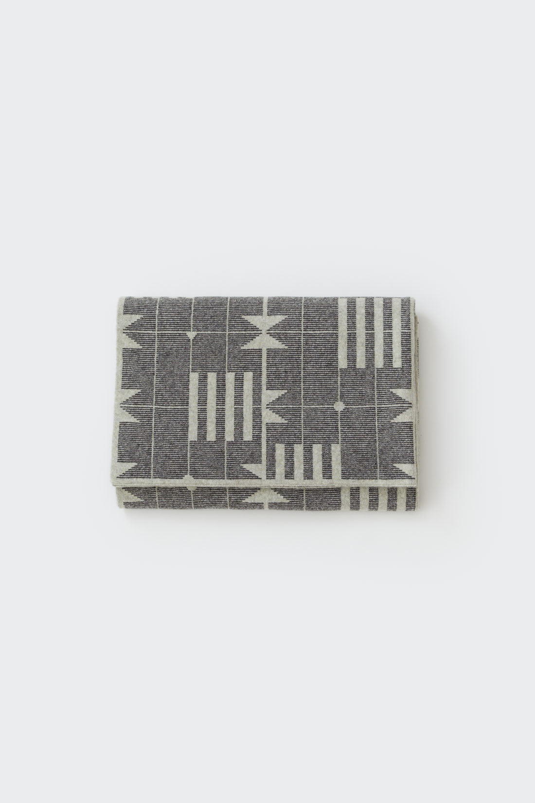 Mini Blanket "Dovetail" - Charcoal + Birch