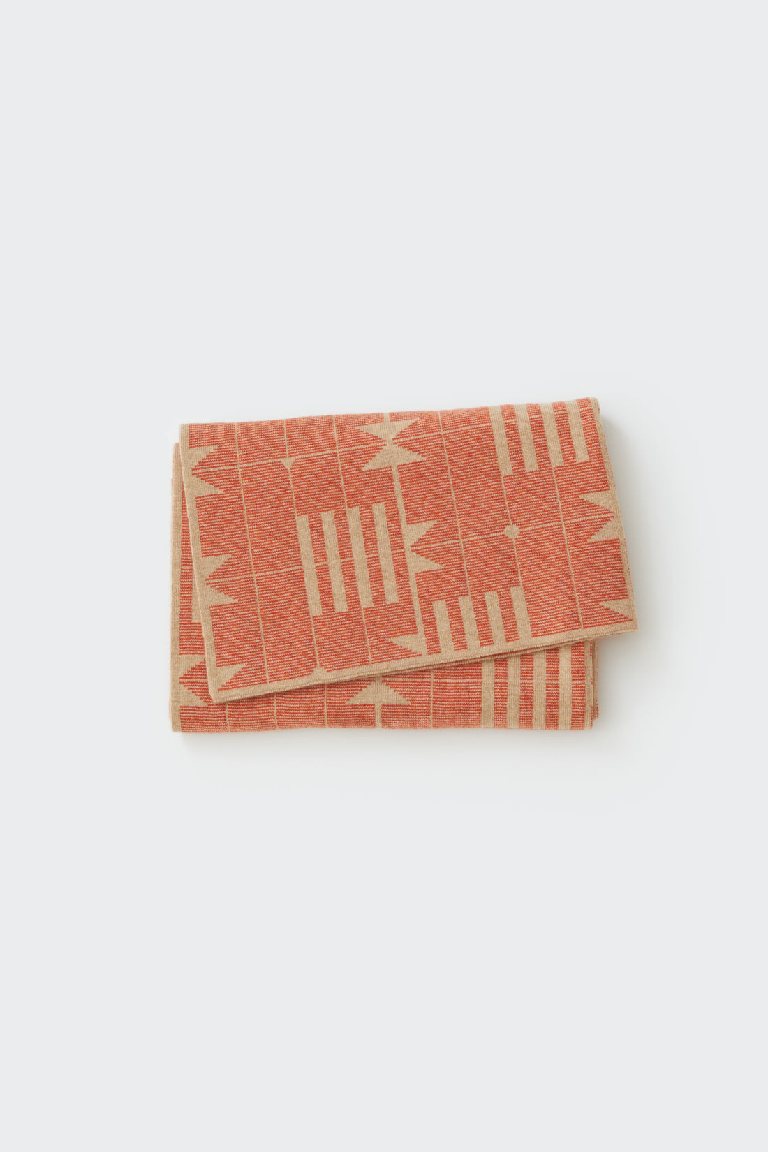 Mini Blanket "Dovetail" - Barley + Rust